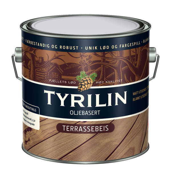 TYRILIN TERRASSEBEIS GUL BASE  2.7L