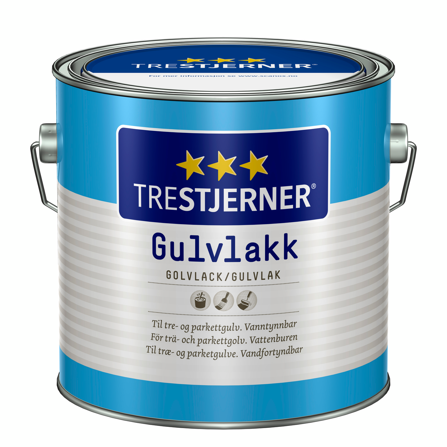 GULVLAKK VANNTYNNBAR SILKEMATT TRESTJERNER 3L