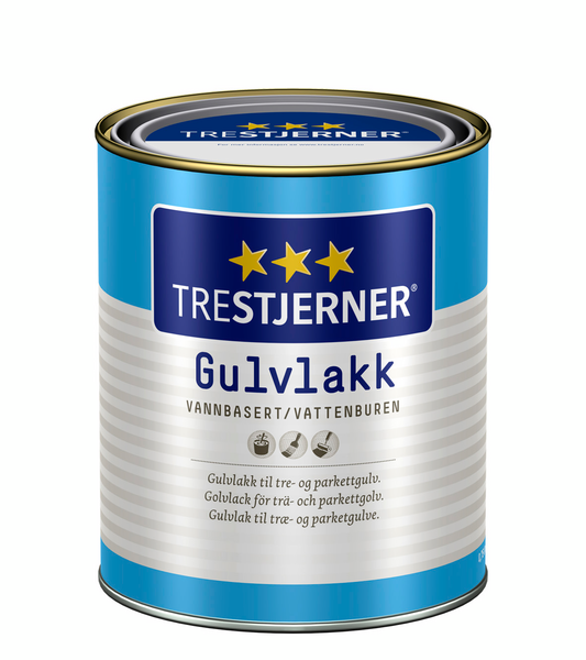 GULVLAKK HALVBLANK TRESTJERNER 0.75L