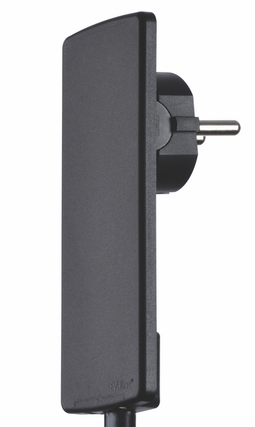 STØPSEL FLATT EVOLINE PLUG SORT