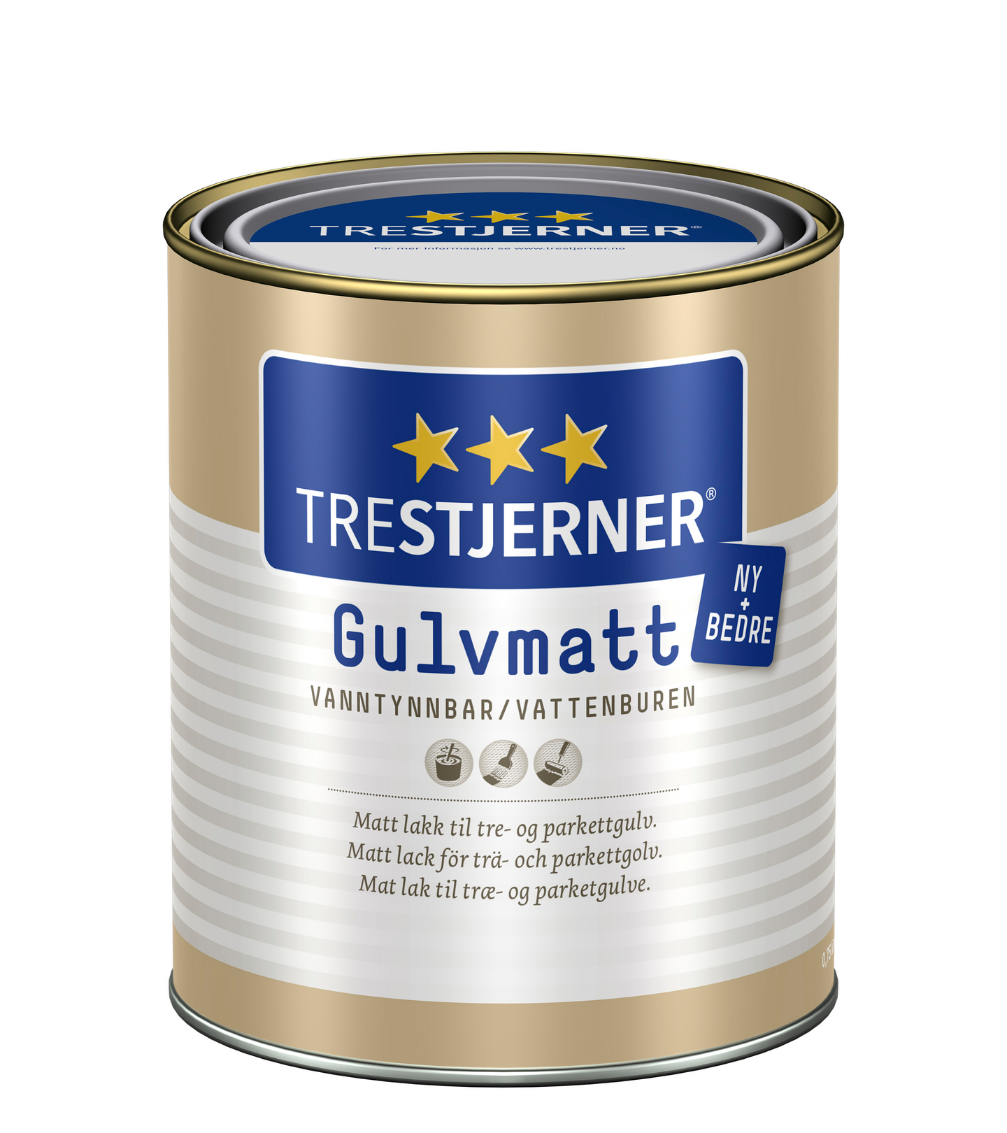 TRESTJERNER GULVMATT          0.75L