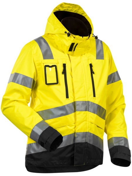 Skalljakke Varsel gul/sort 483719773399 L - Blåkläder