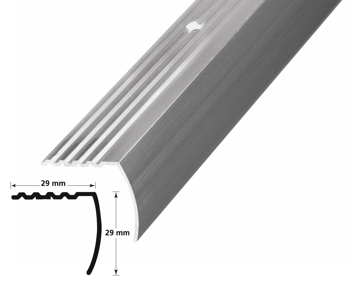 TRAPPENESE NR 10 29X29 SØLV EL 1,5M