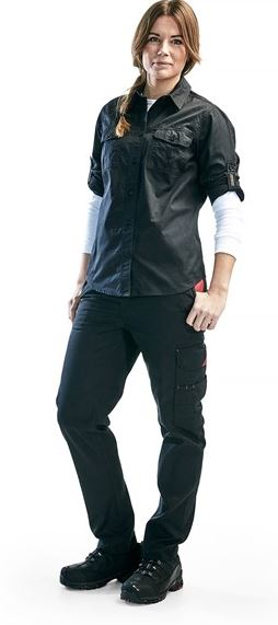 SKJORTE TWILL DAME 320811359900XXL