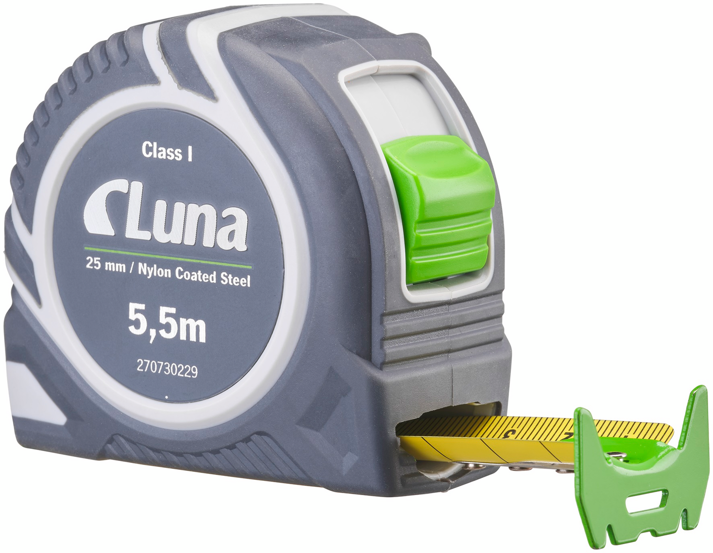 MÅLEBÅND PUSH LOCK 5,5M 25MM