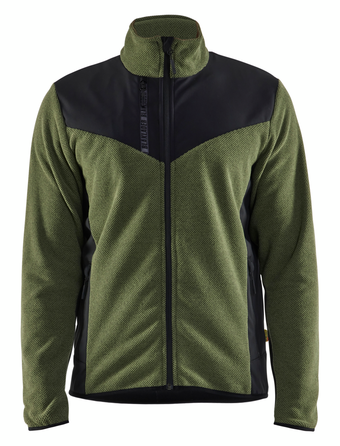 JACKA BLÅKLÄDER 5942 2536 STICKAD SOFT SHELL HÖSTGRÖN/SVART L