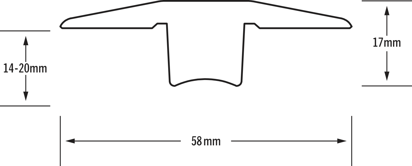 T-LIST KÄHRS EK MA MATT 58/21 2.4 58X21X2400 MATTLACK