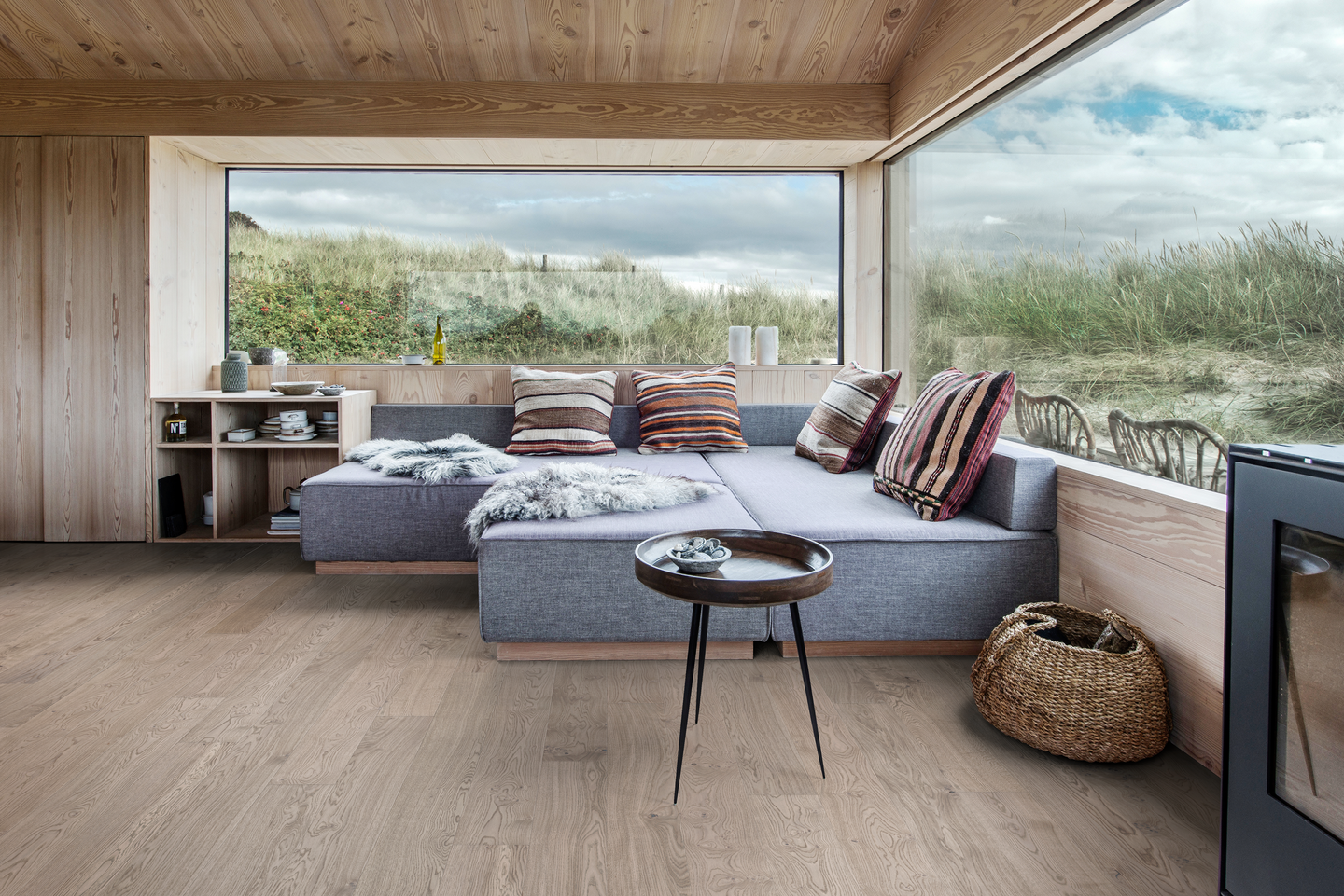 Parketti Kährs tammi shore 1s ultramattalakattu 2420x187x15mm