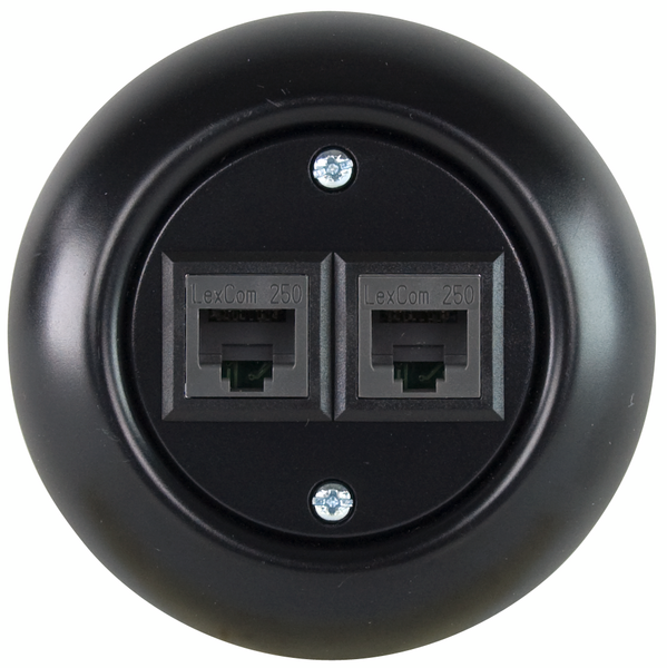 Datapistorasia Schneider Electric Renova 2xRJ45 musta