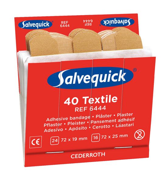 Kangaslaastari Salvequick 6 x 40kpl 6444