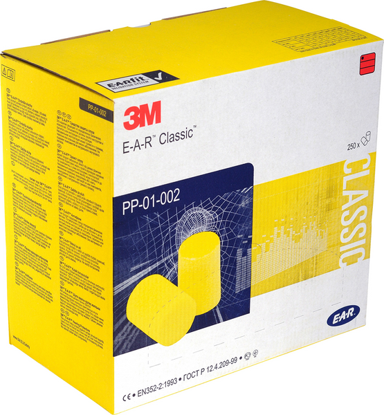 Korvatulppa 3M Ear Classic SNR 28dB 250 paria