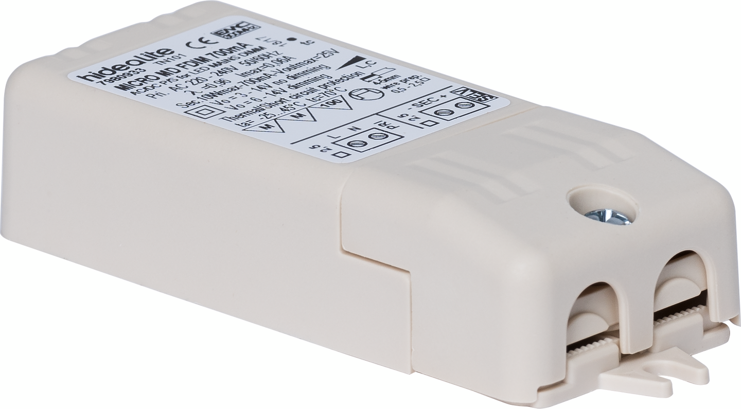 Elektroninen liitäntälaite Hide-a-lite FDIM muuntaja Micro MD 350mA