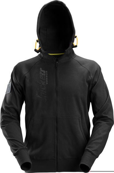 Huppari Snickers vetoketju logo 2880-0400 musta