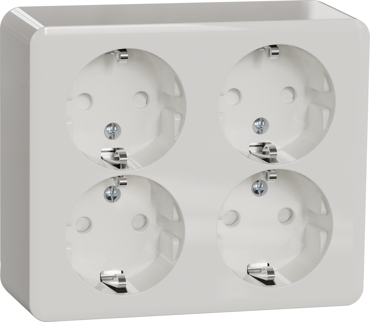 Pintapistorasia Schneider Electric Exxact IP21 4-os valkoinen