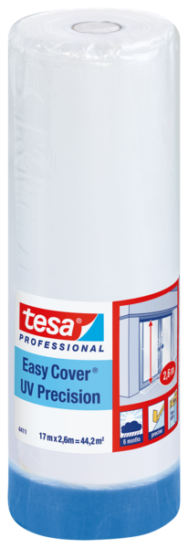 Suojamuovi Tesa Easy Cover UV Precision 2600mx17m