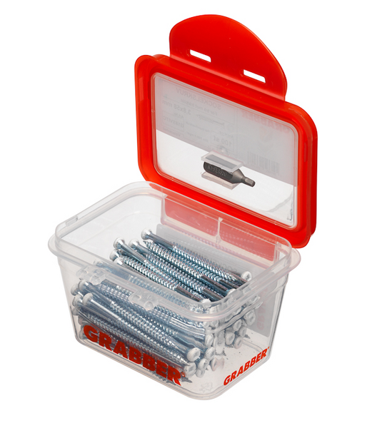 SOCKELSKRUV GRABBER G18S VIT 100P