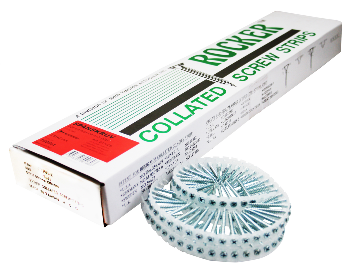 SOCKELSKRUV GRABBER G17JZB BANDAD1000, TRÄ O PLÅT, BITS 2, CA10-20/M2