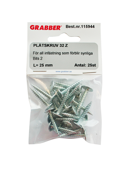 MONTAGESKRUV GRABBER G32ZSB 25P