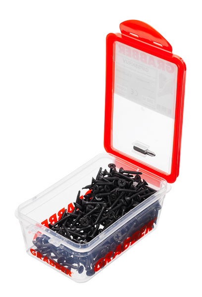 GIPSSKRUV GRABBER G13SK 250, TJOCK PLÅT, BITS 2, CA 20/M2