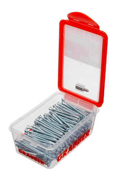 SOCKELSKRUV GRABBER G18JDZK 250P, GRABBE FZB BITS PH2 3,8X58 250