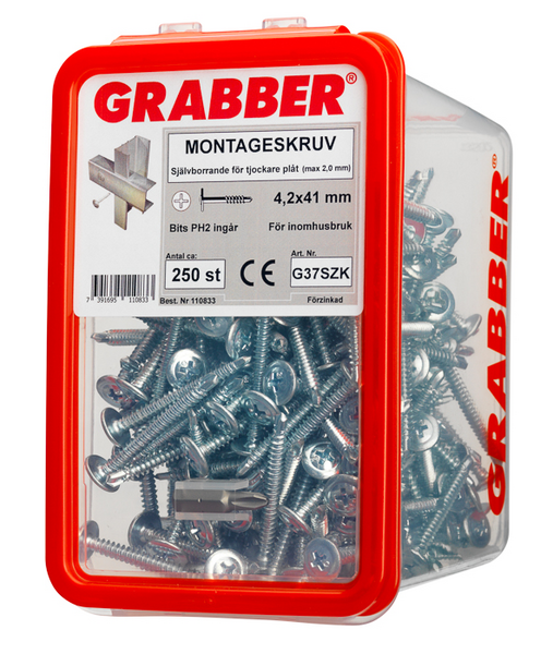 MONTAGESKRUV GRABBER 37SZK 250P