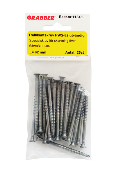 MONTAGESKRUV GRABBER PWS62USB 25P