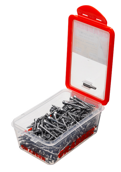 TRALLSKRUV GRABBER 4,3X42 TORX 250ST, TUX42K SPÅR 17 QUICK-GRABPOINT