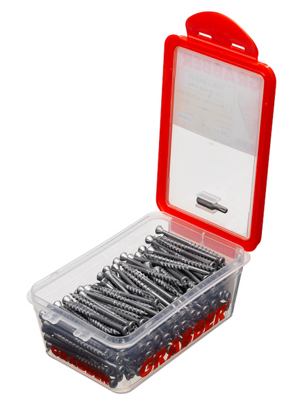 TRALLSKRUV GRABBER 4,3X57 TORX 250ST, TUX58K SPÅR 17 QUICK-GRABPOINT