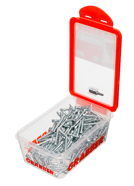 GOLV&LISTSKRUV GRABBER ZINK 4,0X28 250