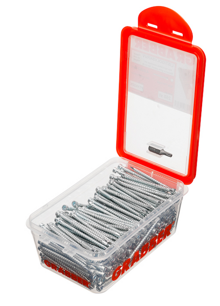 GOLV&LISTSKRUV GRABBER ZINK 4,0X62 250