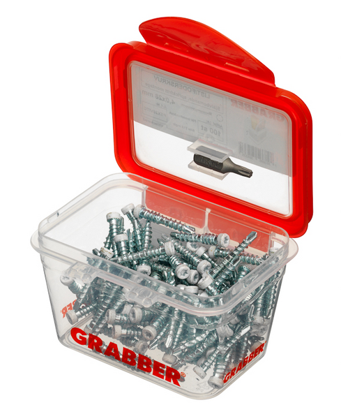 GOLV&LISTSKRUV GRABBER VIT 4,0X28 100