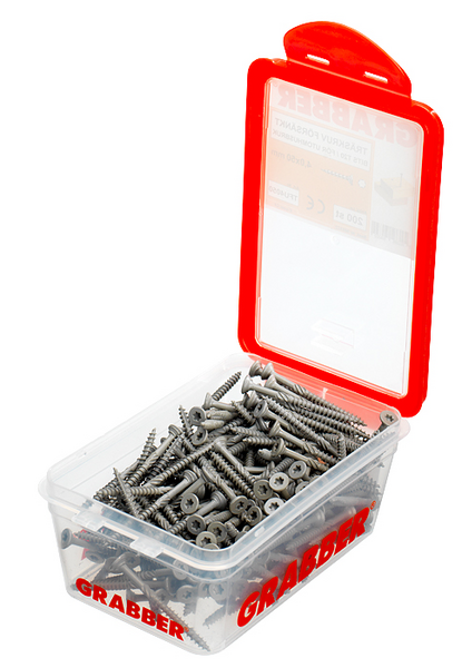 TRÄSKRUV GRABBER BITS T20 UTV FÖRSÄNKT E-COAT 4,0X50 200ST