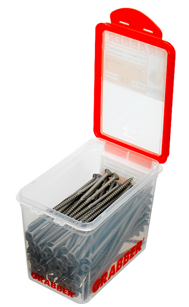 TRÄSKRUV GRABBER BITS T25 UTV FÖRSÄNKT E-COAT 5,0X120 100ST