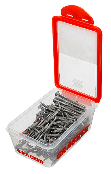 TRÄSKRUV GRABBER FÖRSÄNKT E-COAT BITS T20 UTV 4,5X60