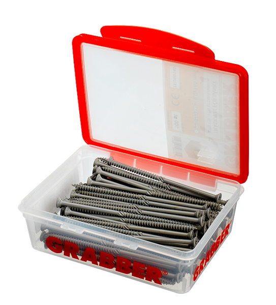 TRÄSKRUV GRABBER BITS T30 UTV FÖRSÄNKT E-COAT 6,0X140 100ST