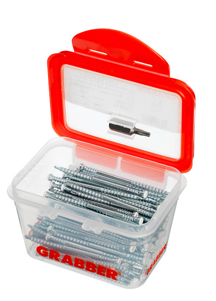 LISTSKRUV GRABBER VIT 3,3X62 100ST