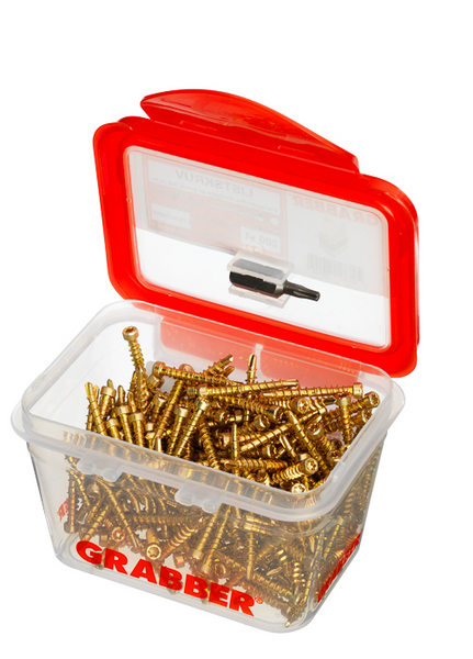 LISTSKRUV GRABBER GULKROM 3,3X28