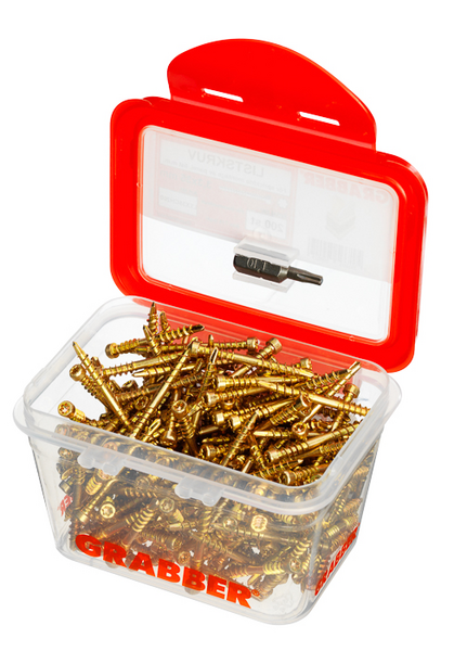 LISTSKRUV GRABBER GULKROM 3,3X35