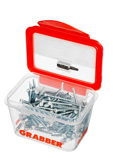 LISTSKRUV GRABBER VIT 3,3X35 100ST