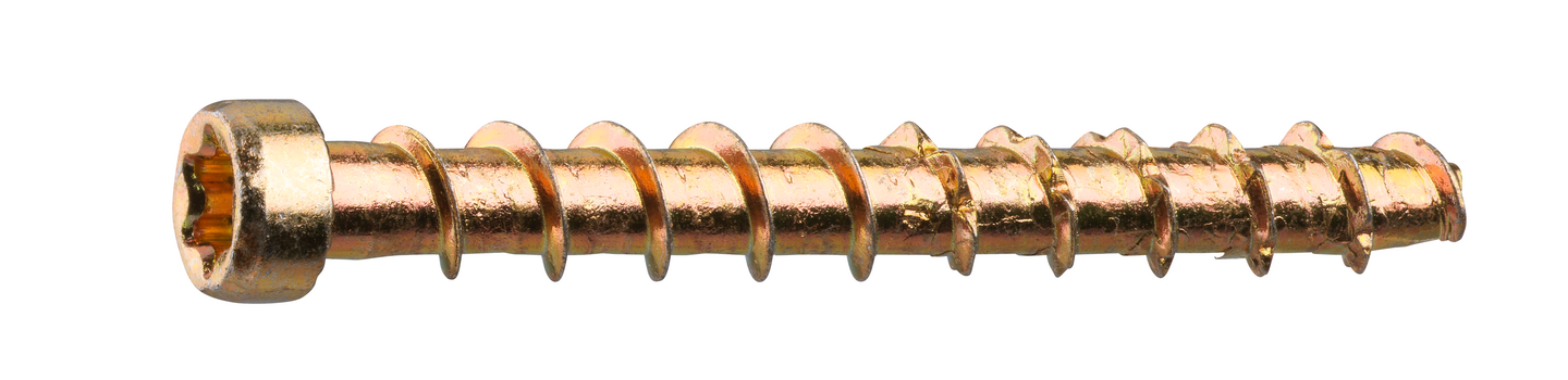 BETONGSKRUV GRABBER FÖR LISTER/SOCKLAR, GUL 4,5X40 200ST