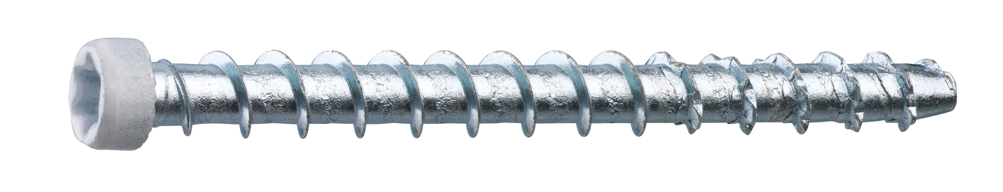 BETONGSKRUV GRABBER FÖR LISTER/SOCKLAR, VIT 4,5X50 100ST