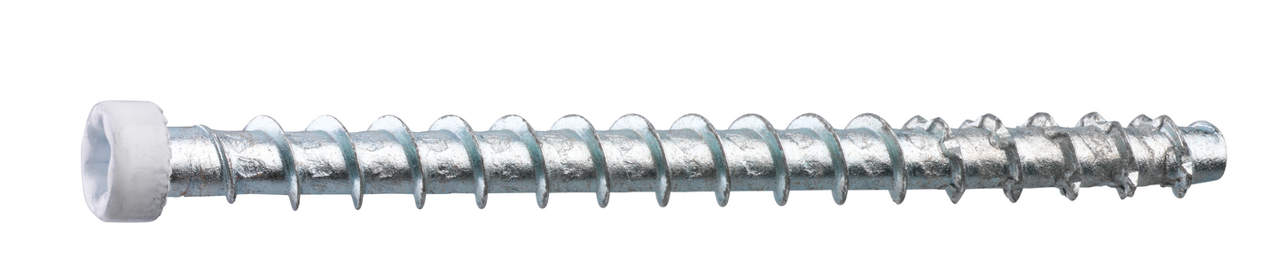 BETONGSKRUV GRABBER FÖR LISTER/SOCKLAR VIT 4,5X60 100ST