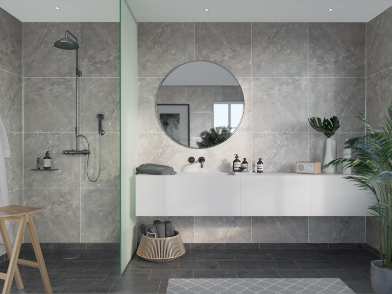 Sisustuslevy Fibo 2279 S M6060 Silver Grey Marble 2,88m²