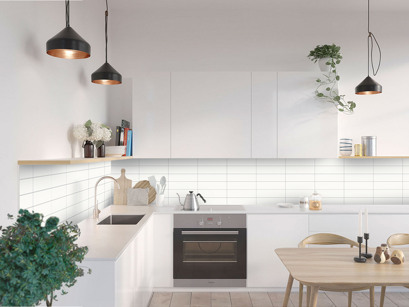 VÄGGSKIVA FIBO KÖK FIBO 3091-KM3010 HG DENVERWHITE 10X620X580MM