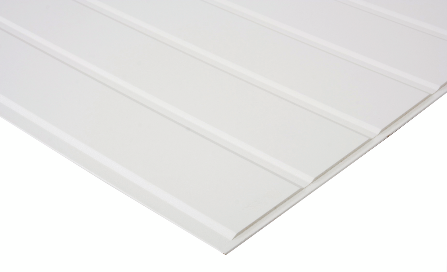 MDF-PANEL SMARTPANEL SKYGGE 6X400X2390, VIT NCS 0500,4ST/PKT3,82M2/PKT