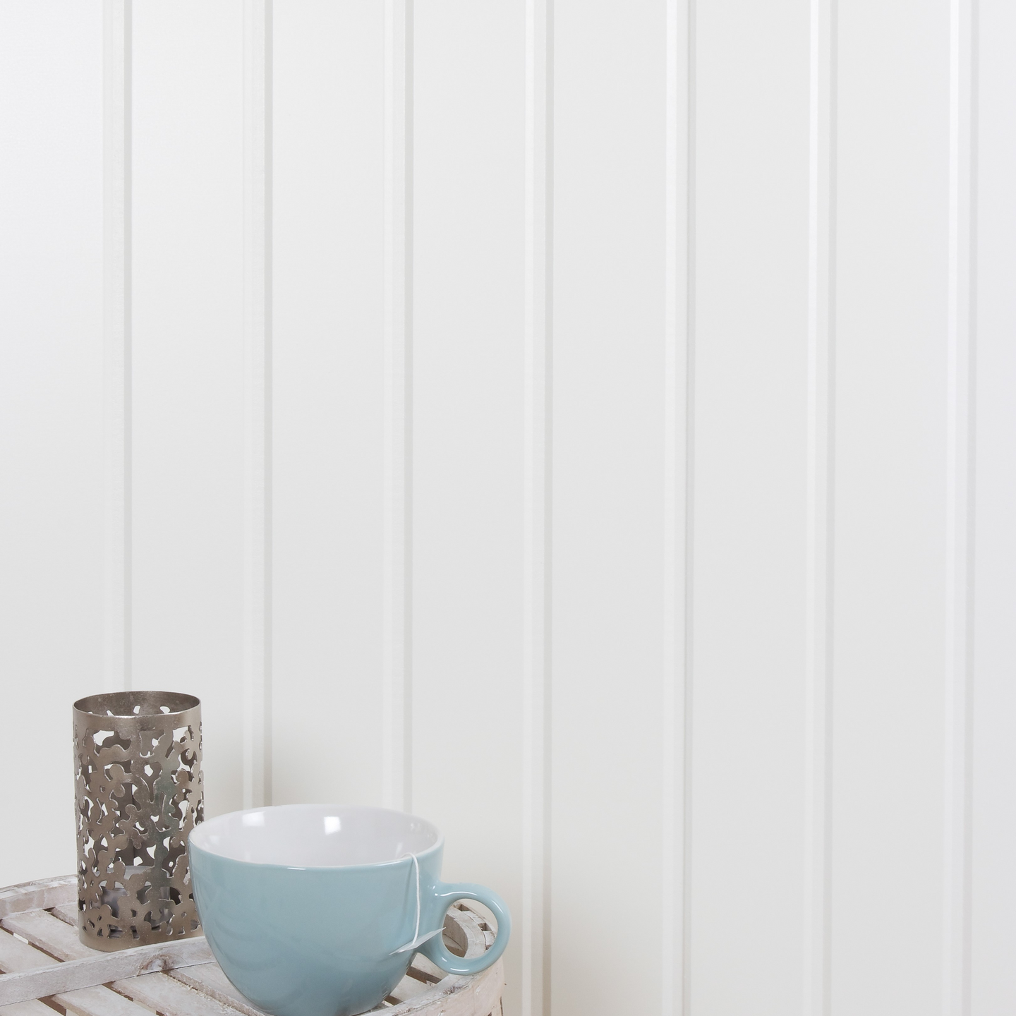 MDF-PANEL SMARTPANEL SKYGGE 6X400X2390, VIT NCS 0500,4ST/PKT3,82M2/PKT