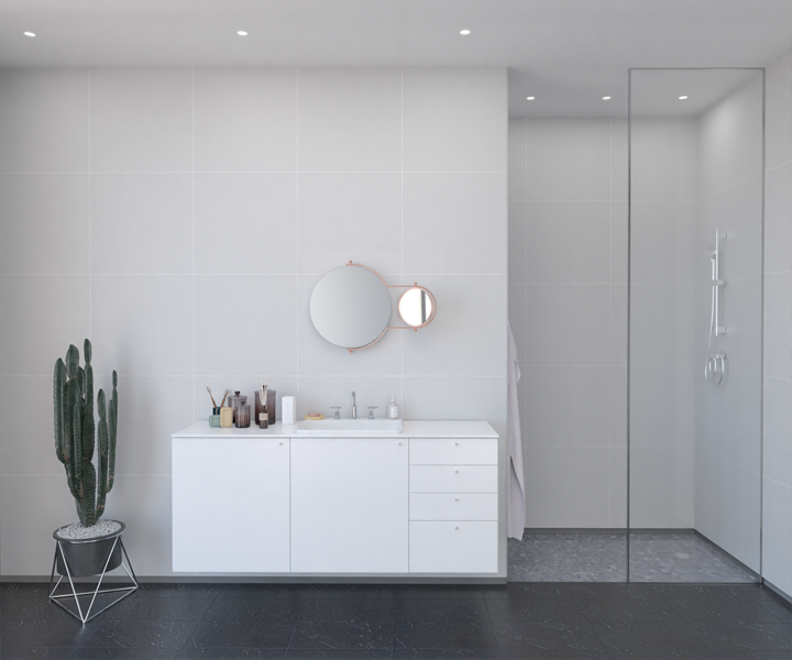 Sisustuslevy Fibo 2090-LM6060 EM Light Grey Tall Panels