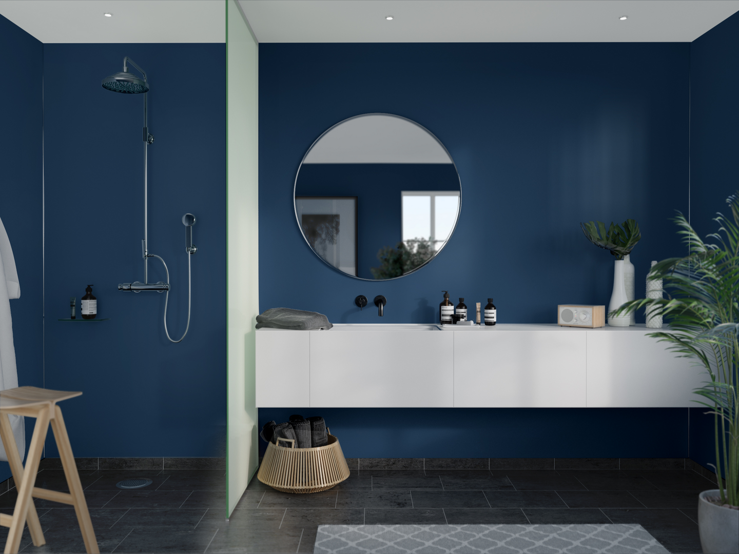 Sisustuslevy Fibo 5230-M00 EM Smokey Blue