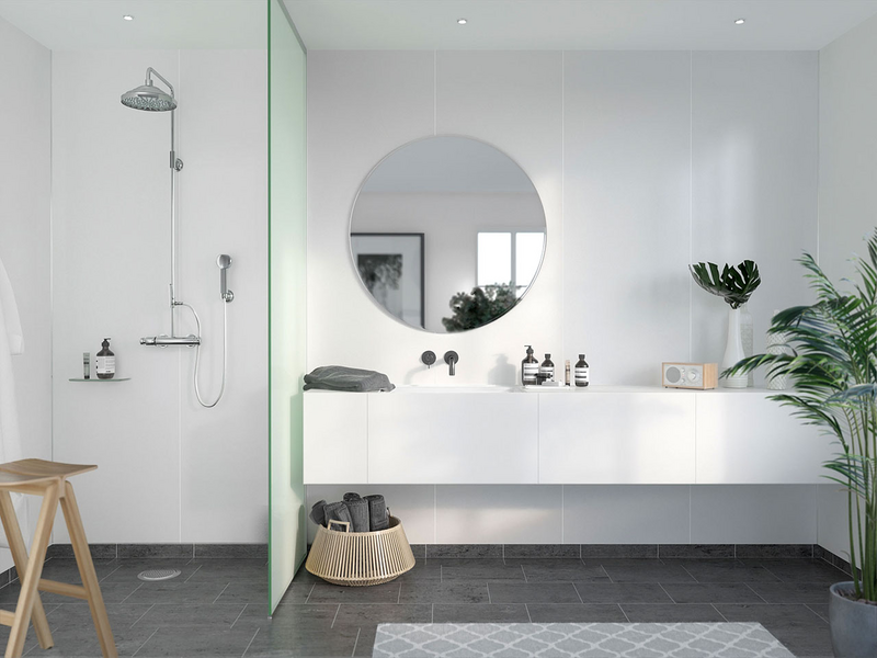 Sisustuslevy Fibo 1091-M10 S Rhodos White