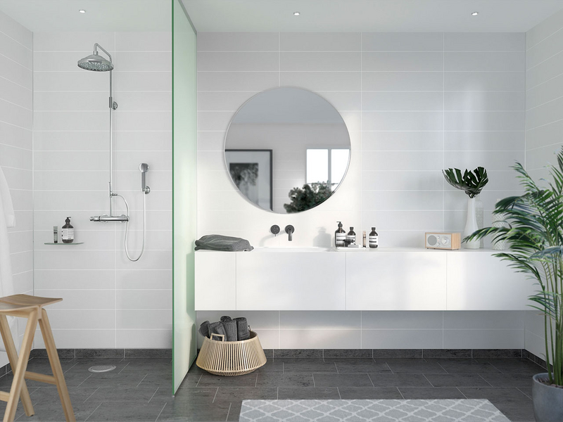 Sisustuslevy Fibo 1091-M6015 S Rhodos White